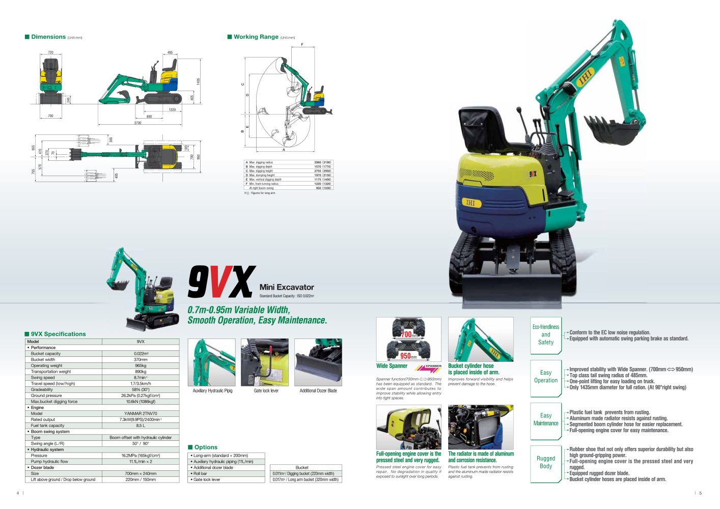 Mini Excavator 9VX