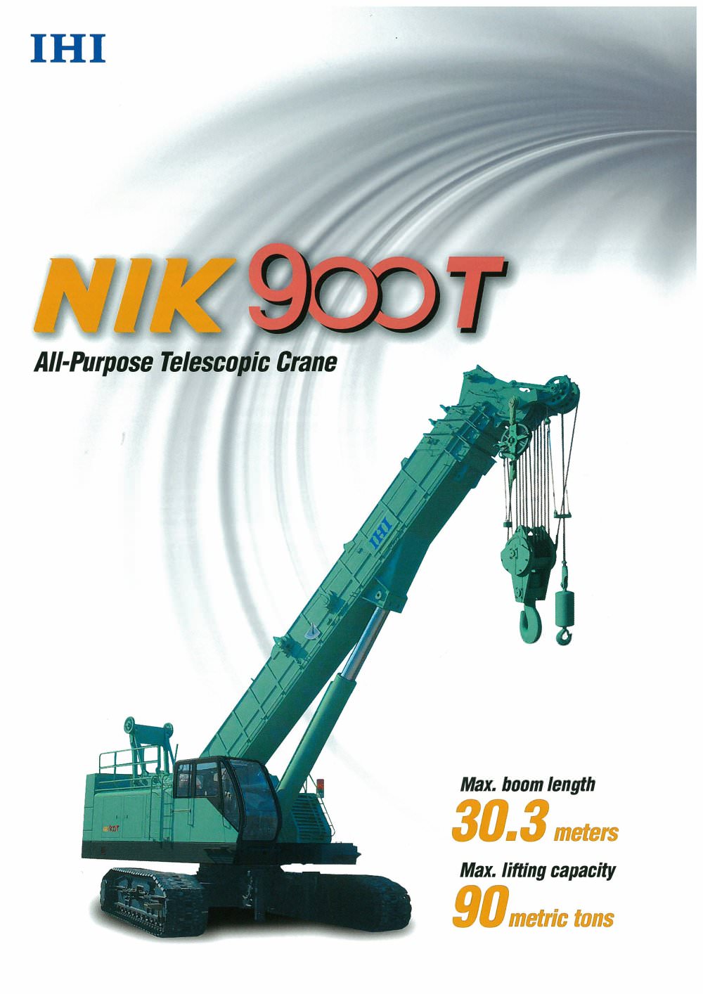 Telescopic Crane NIK900T - IHI Construction Machinery limited