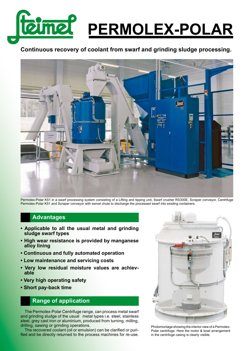 Permolex-Polar Centrifuge - Steimel
