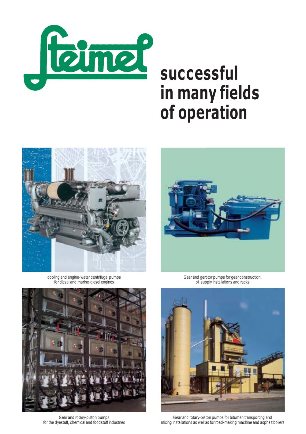 THE  BROCHURES  OF STEIMEL PUMPS - Steimel