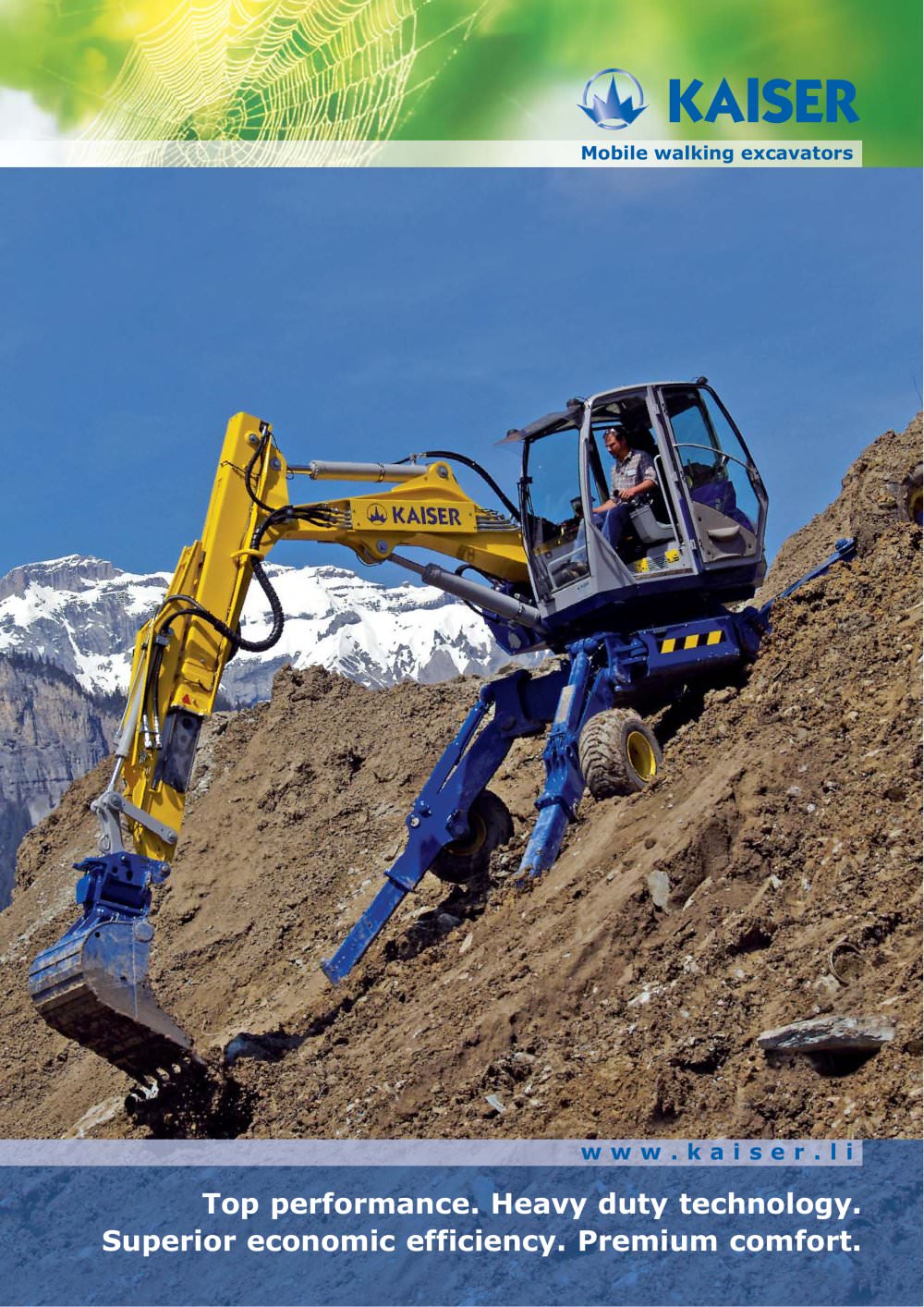 Mobile walking excavators - KAISER AG Fahrzeugwerk