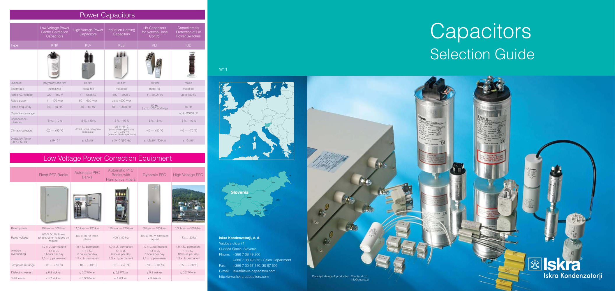 Capacitors Selection Guide - Iskra MIS