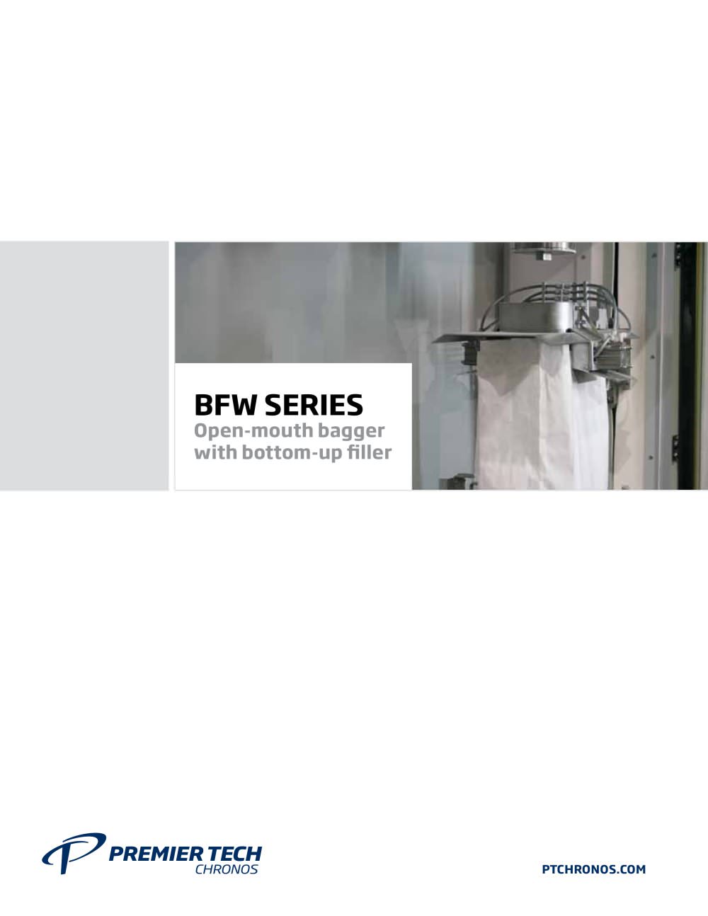 Open-Mouth Bagger with Bottom-up Filler - Premier Tech Chronos