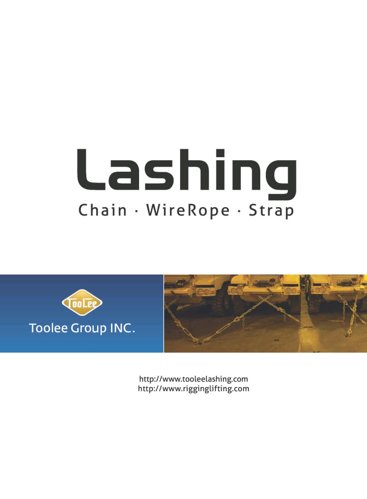 TOOLEE RO RO LASHING - TOOLEE GROUP INDUSTRIAL