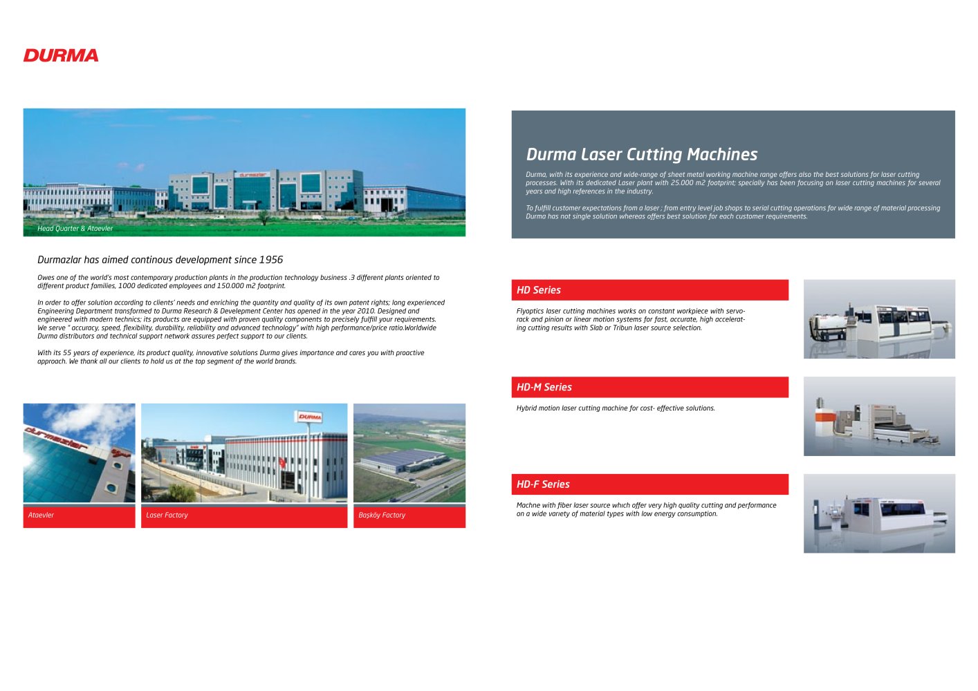 HD Laser Cutting Machines - Durma