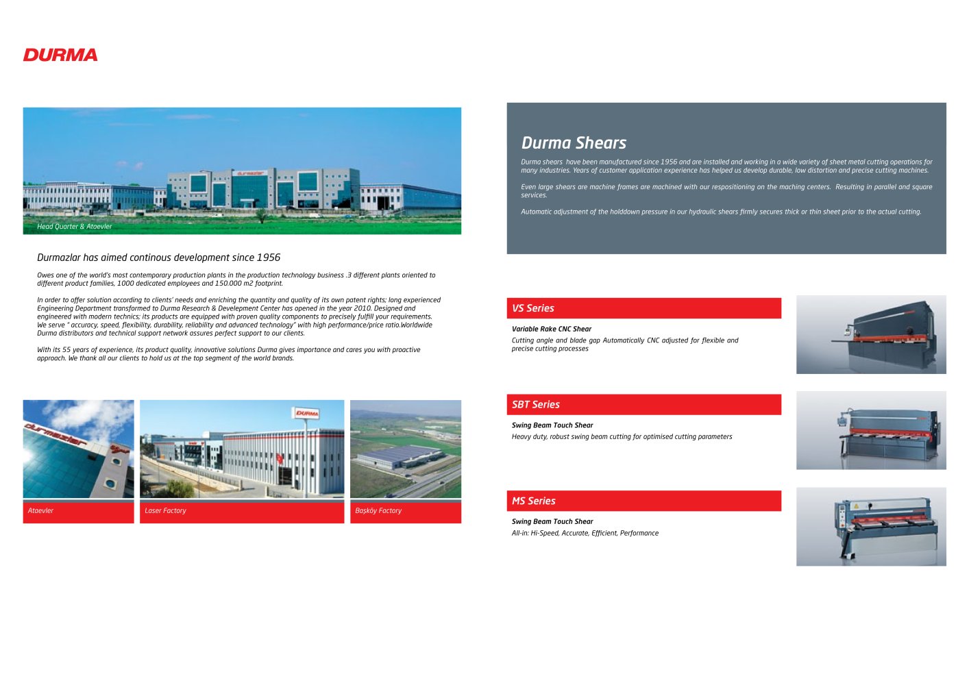MS Motorised Shear - Durma