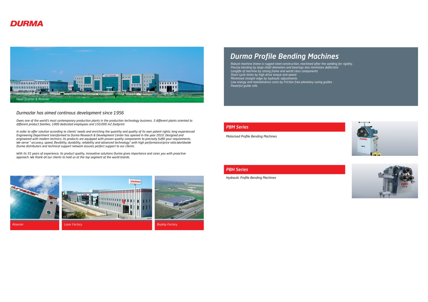 Profile bending - Durma