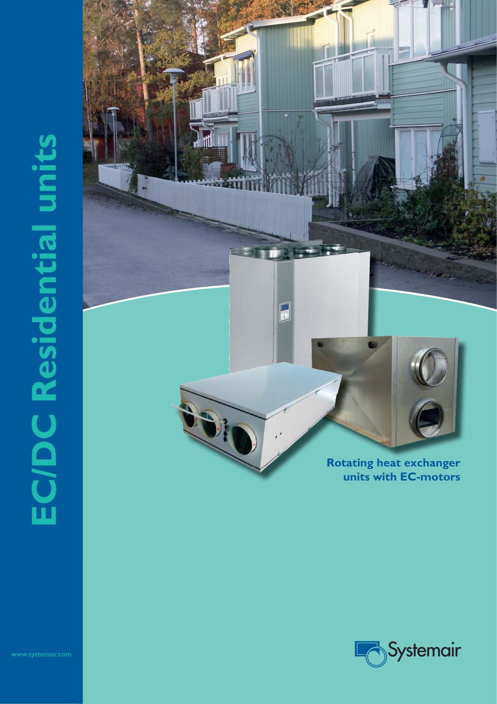 Rotating heat exchanger units with EC-motors - Systemair