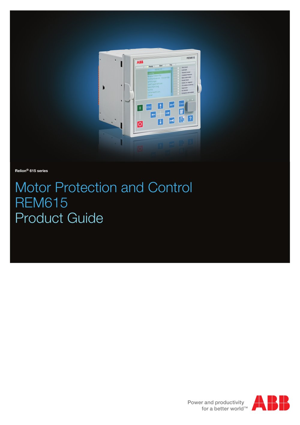 Motor Protection and Control REM615 Product Guide - 1 / 56 Pages
