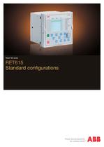 RET615 Standard configurations brochure