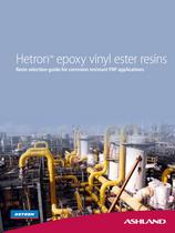 HETRON Resin selection guide for corrosion resistant FRP applications