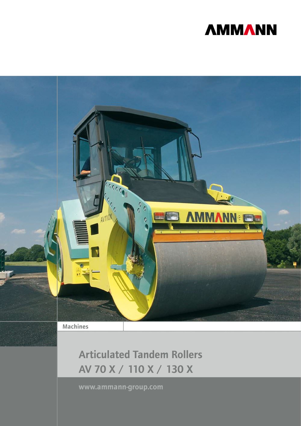 Articulated tandem rollers, 10.5 - 12.5 t - Ammann