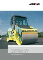 Articulated tandem rollers, 10.5 - 12.5 t