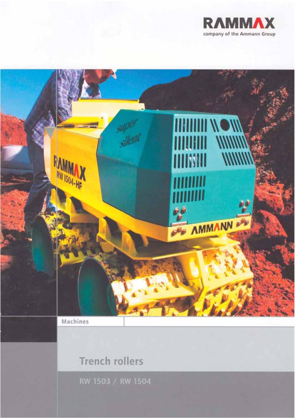 Trench Rollers - Ammann