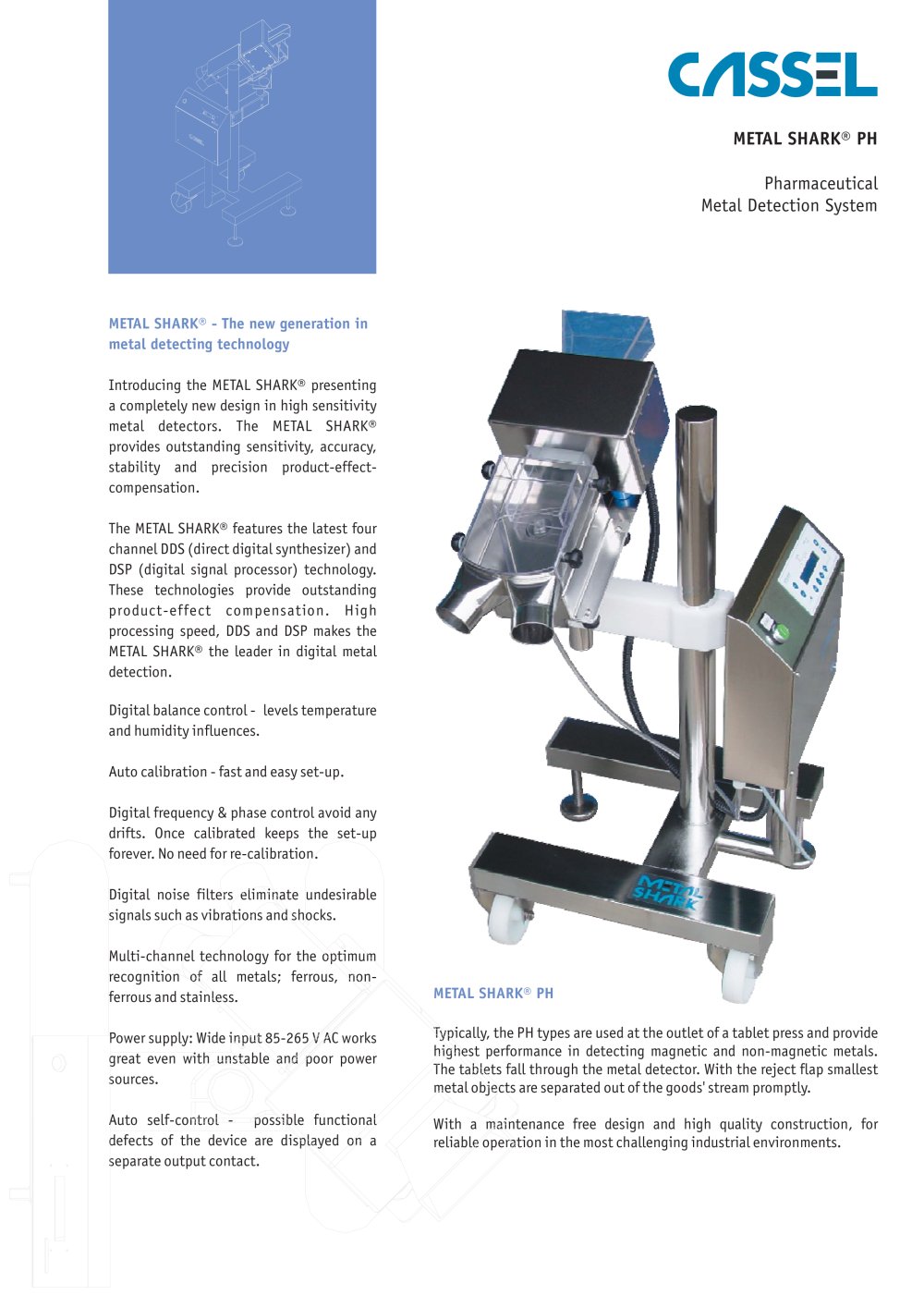METAL SHARK PH Product Catalogue - Cassel Messtechnik