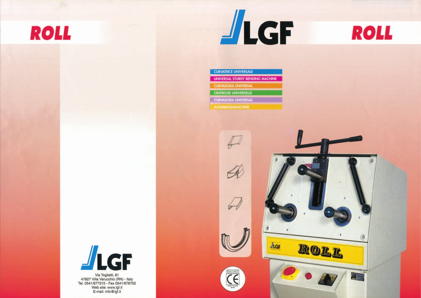 BENDING MACHINE ROLL (DE-FR-ES-IT) - LGF