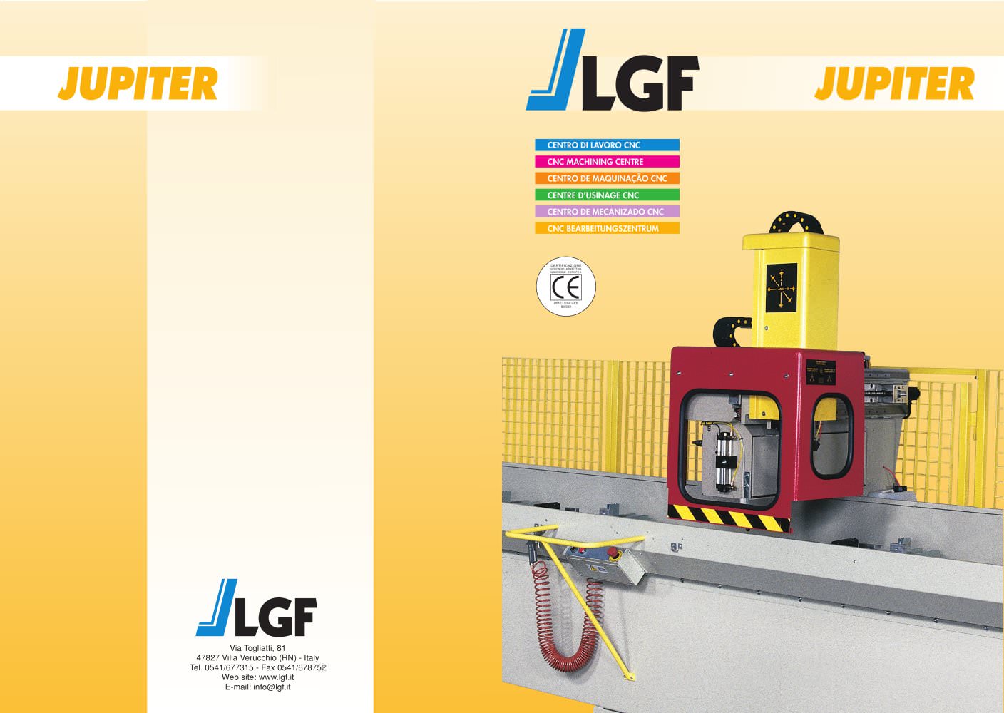 CNC MACHINING CENTRE JUPITER (DE-FR-ES-IT) - LGF
