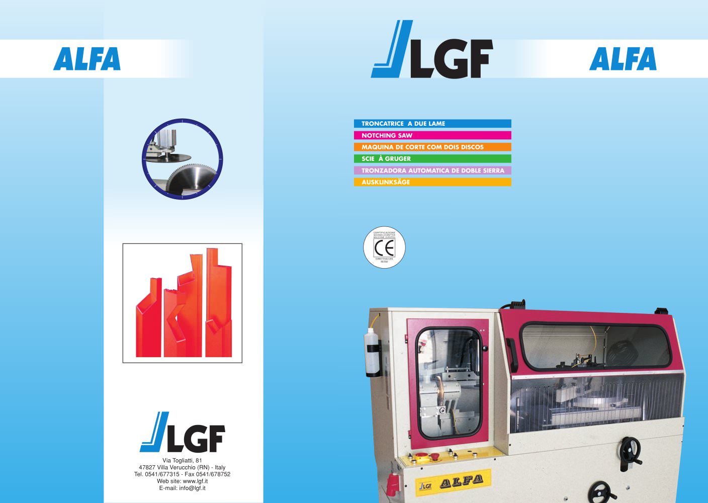 NOTCHING SAW ALFA - LGF