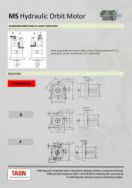 Ms Hydraulic Orbit Motor Taon Hydraulik Komponenter Aps Pdf