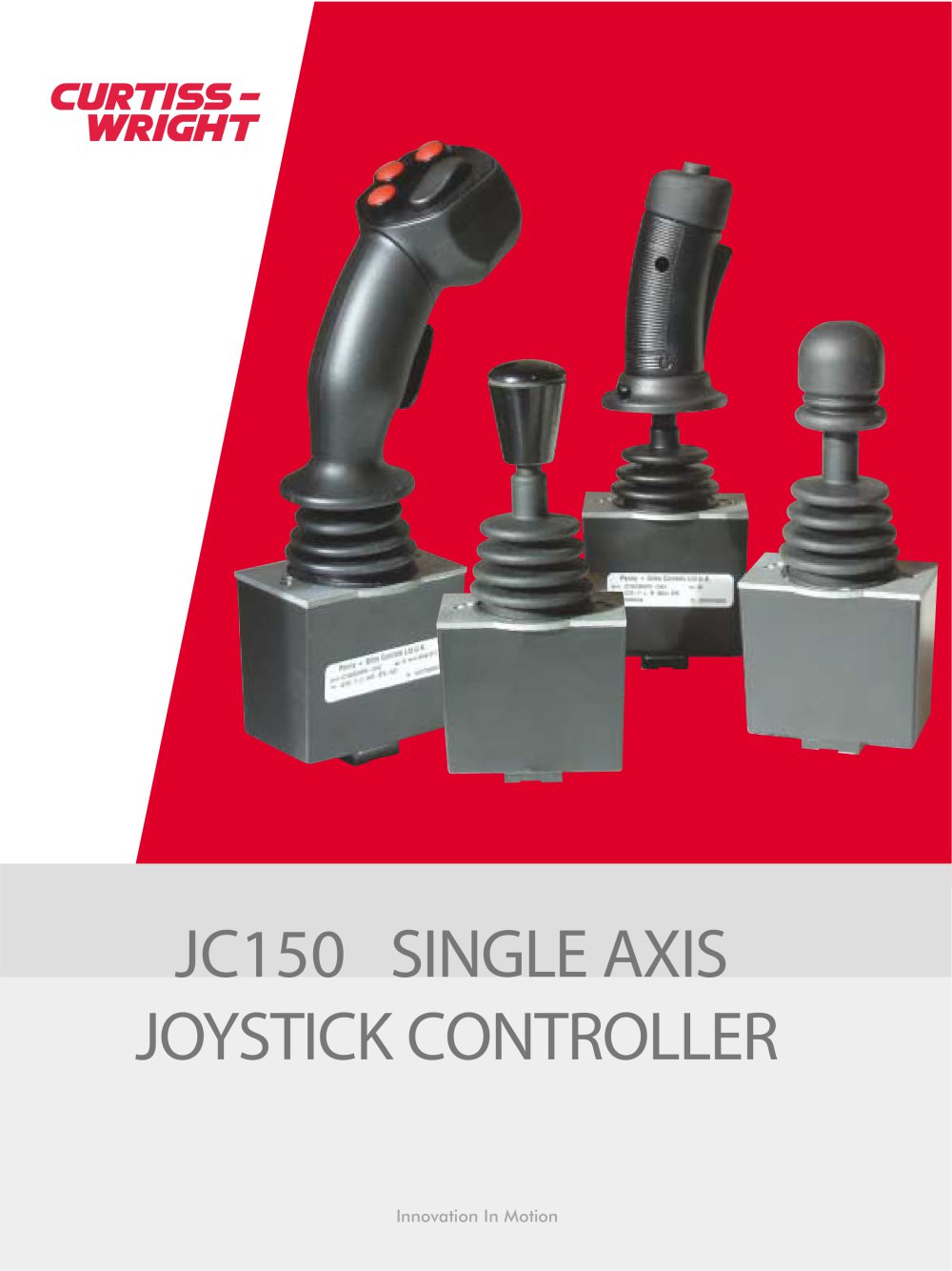 JC150 Single Axis Joystick Controller - PENNY   GILES CONTROLS