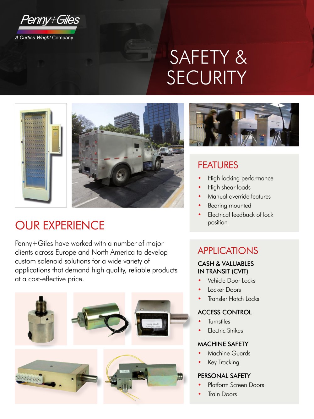 Solenoids for Safety and Security Industries - PENNY   GILES CONTROLS