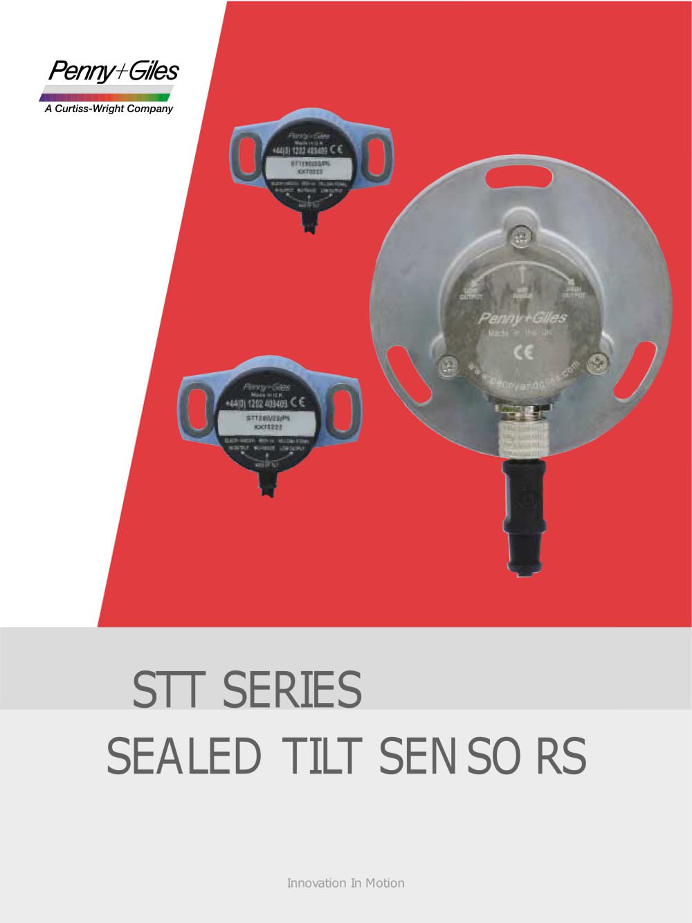 STT series Sealed Tilt Sensors - PENNY   GILES CONTROLS