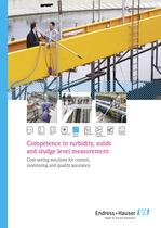 Competence in turbidity, solids and sludge level measurement