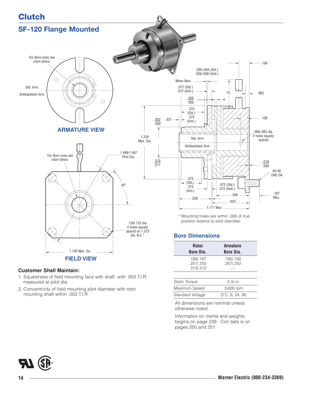 WARNER ELECTRIC - 
