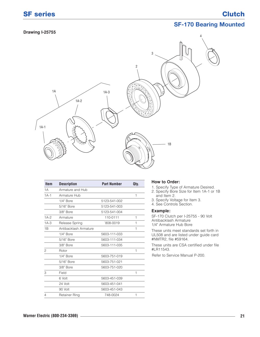 WARNER ELECTRIC - 68240, 14508