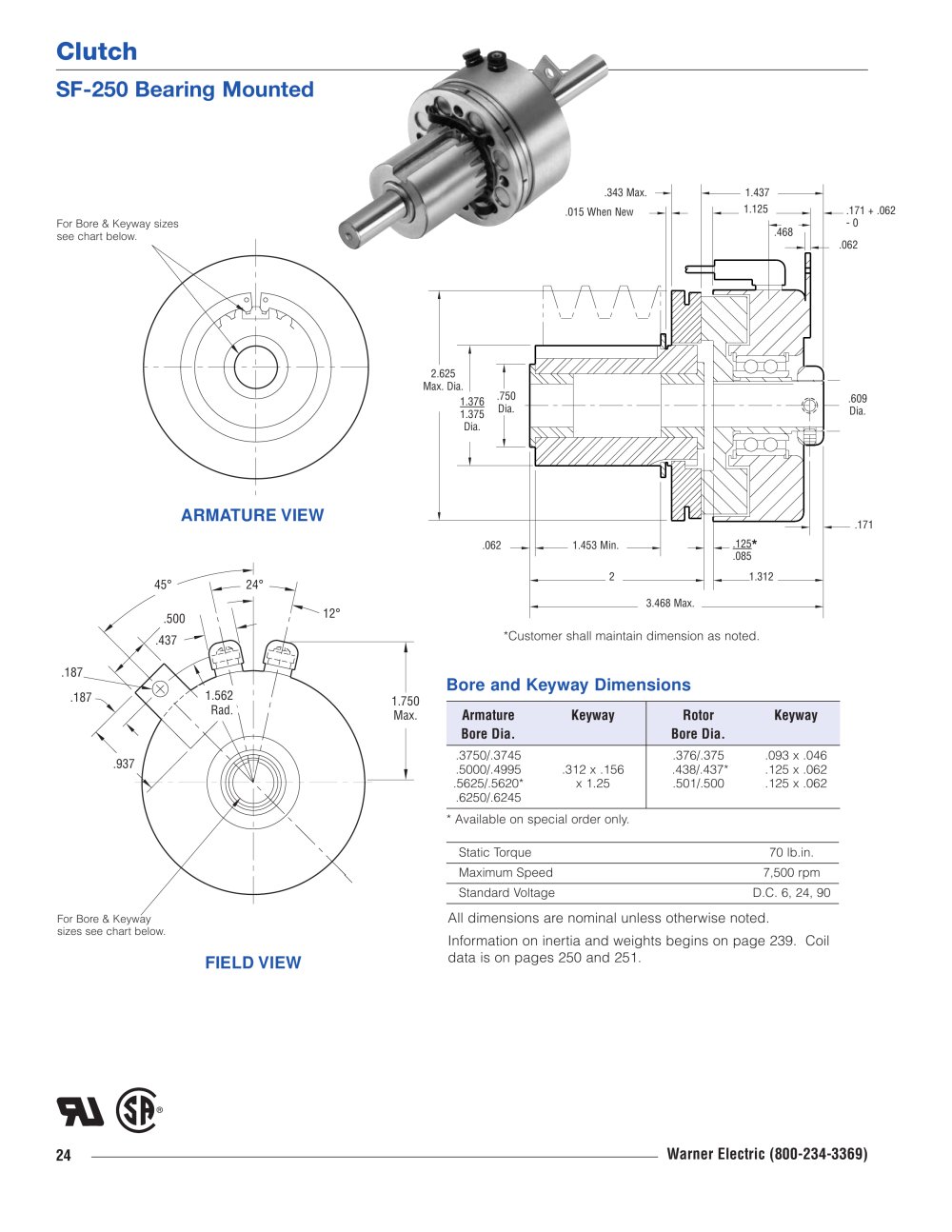 WARNER ELECTRIC - 93287, 14508