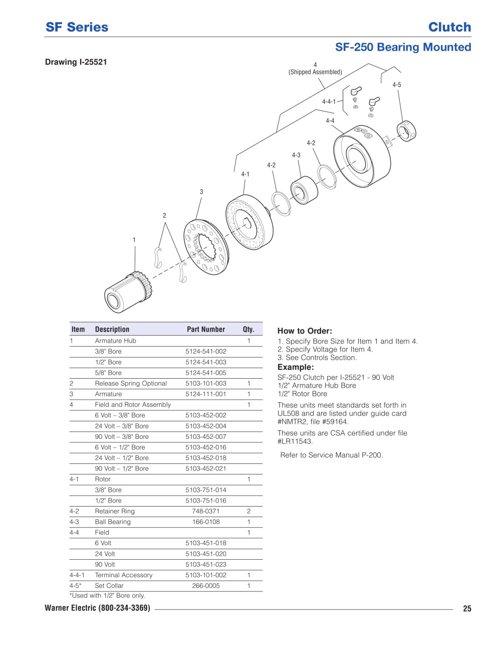 WARNER ELECTRIC - 93290, 14508