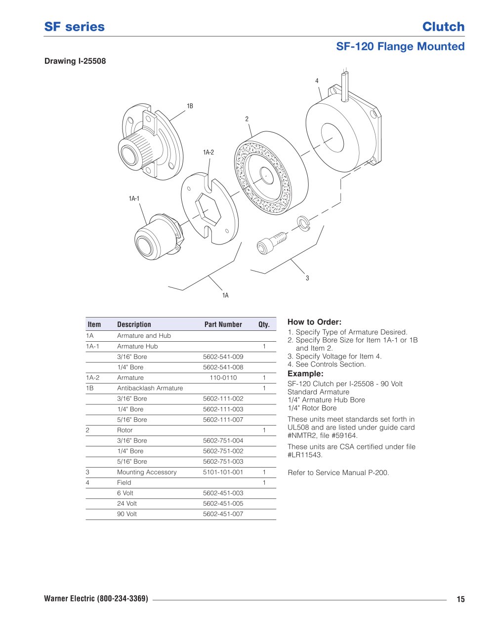 WARNER ELECTRIC - 14508