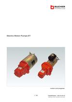 D.C. Electro-pumps, series ET