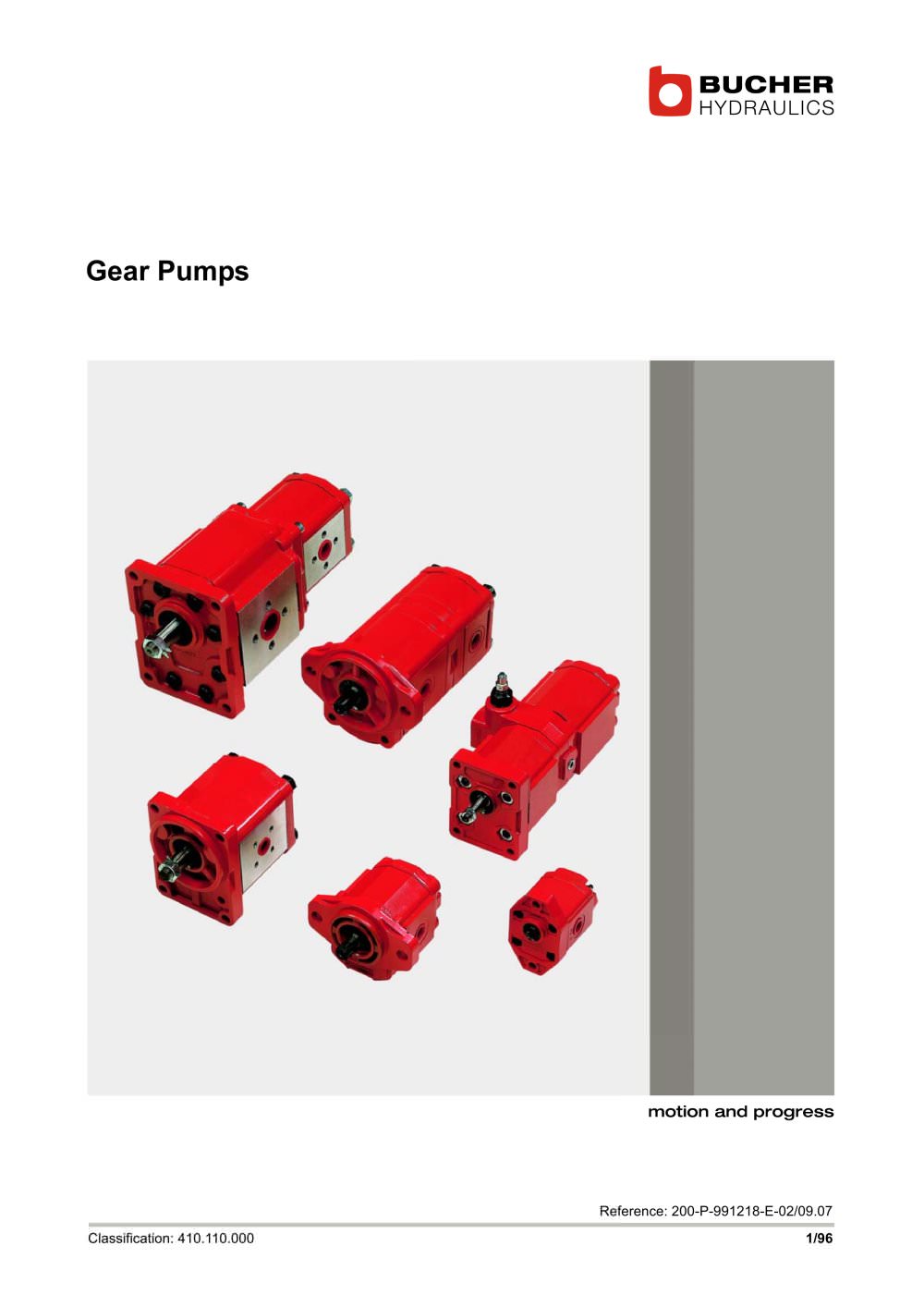 External gear pumps, series AP - BUCHER Hydraulics