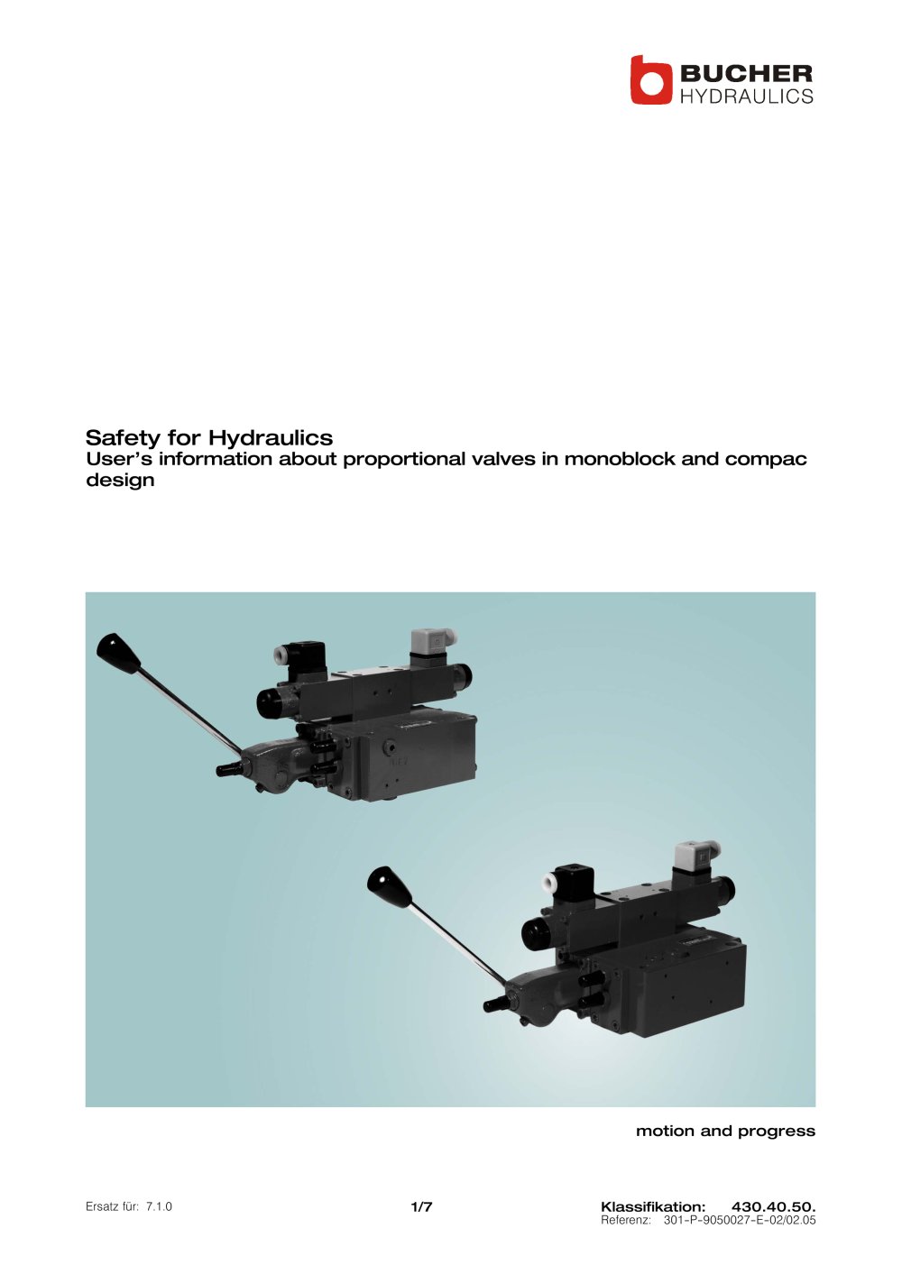 Proportional directional valves CV - BUCHER Hydraulics