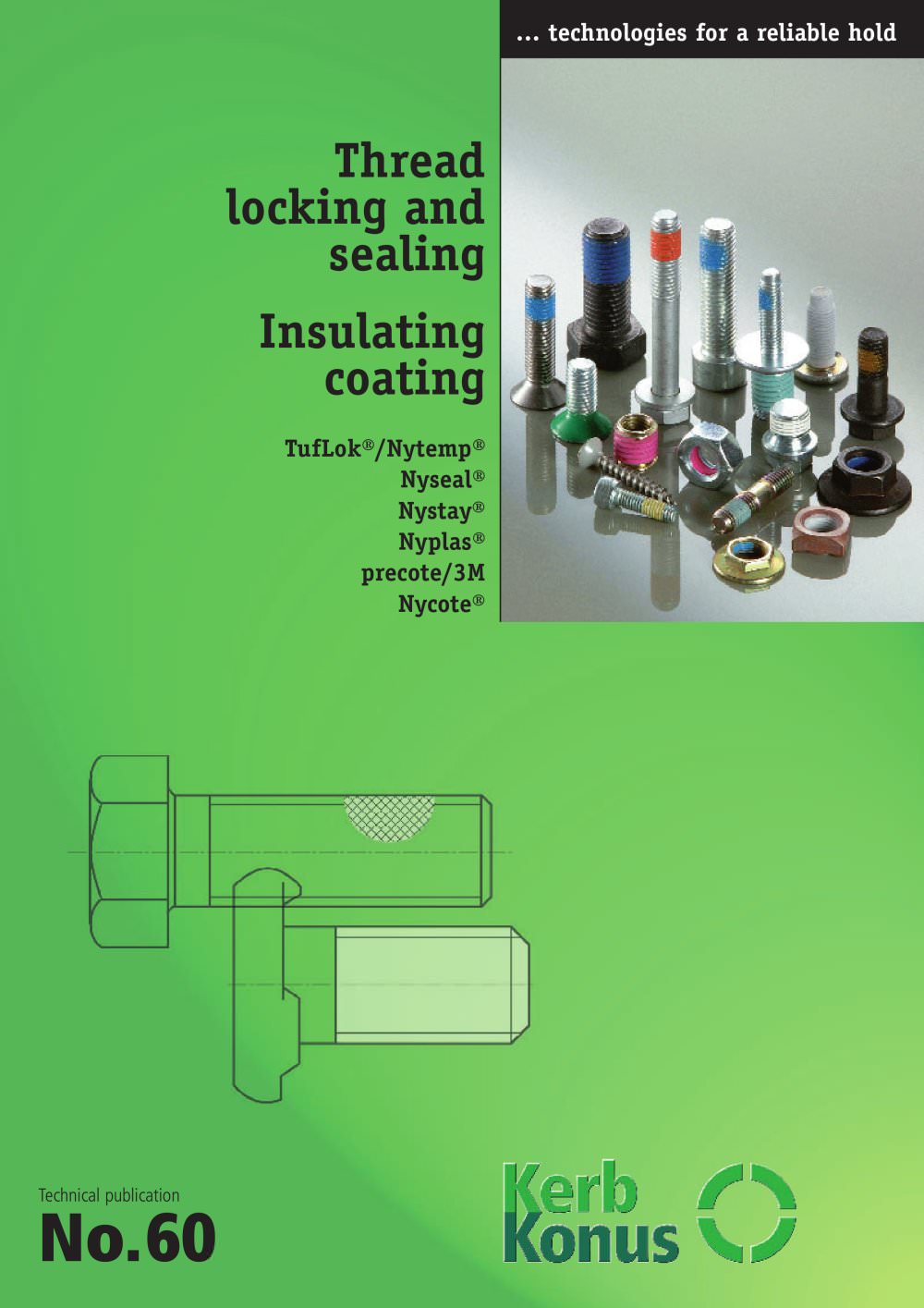 Thread locking and sealing, insulation coating - Kerb Konus