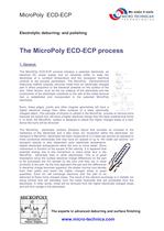 MicroPoly Electrolytic Machining 