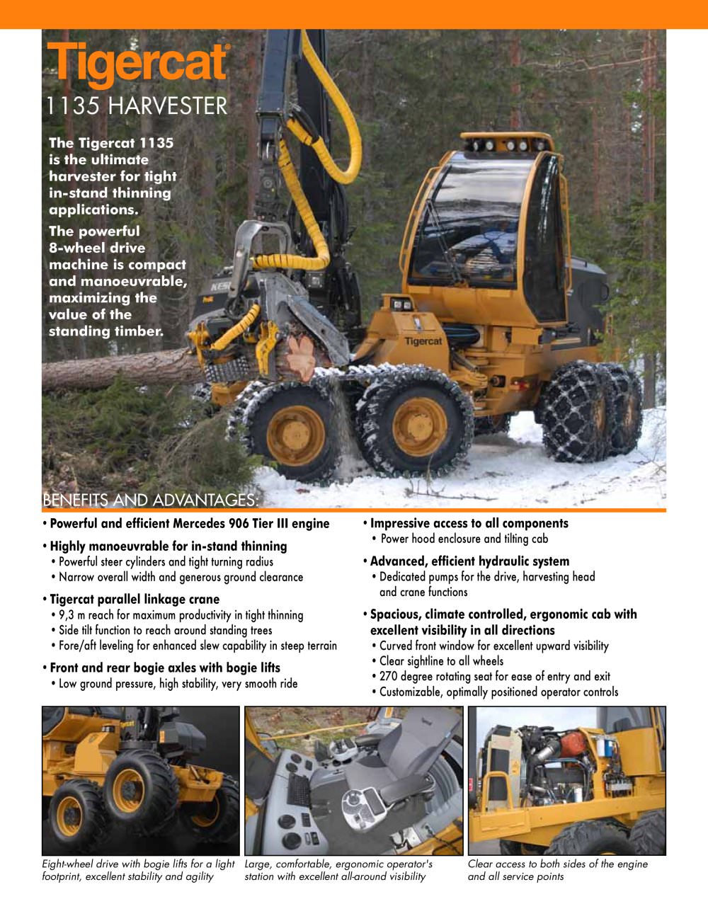 Tigercat 1135 harvester - 1 / 2 Pages