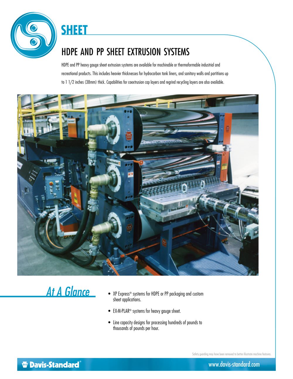 HDPE and PP Sheet Extrusion Systems - Davis Standard Extrusion Systems