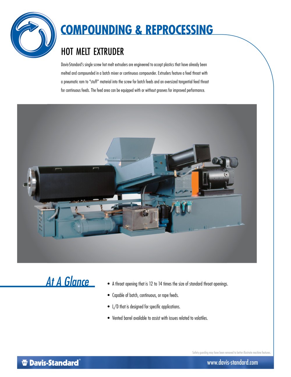 Hot Melt Extruders - Davis Standard Extrusion Systems