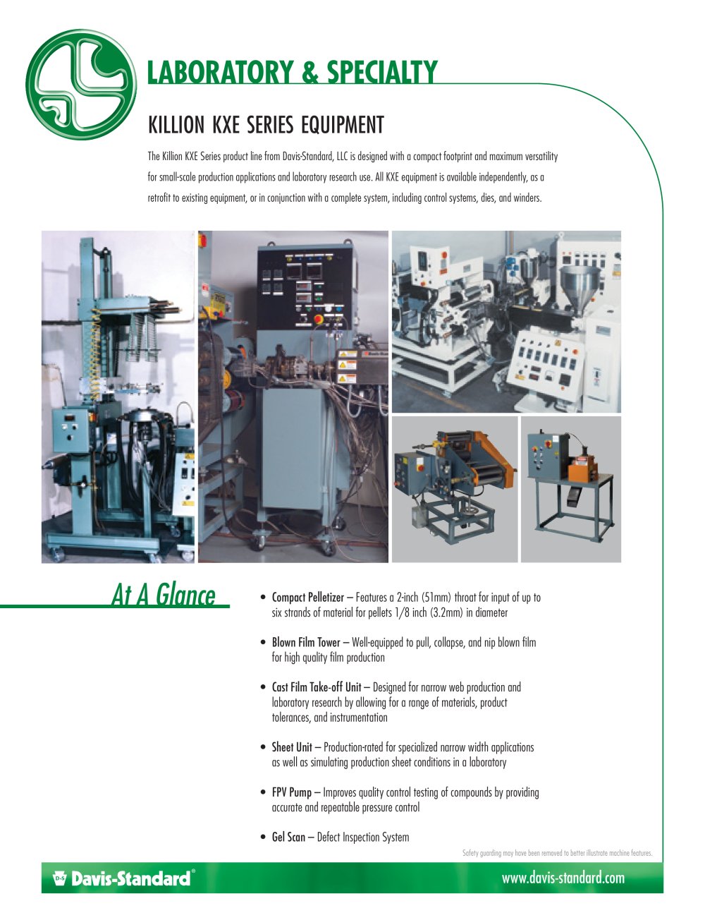 LABORATORY & SPECIALTY - Davis Standard Extrusion Systems