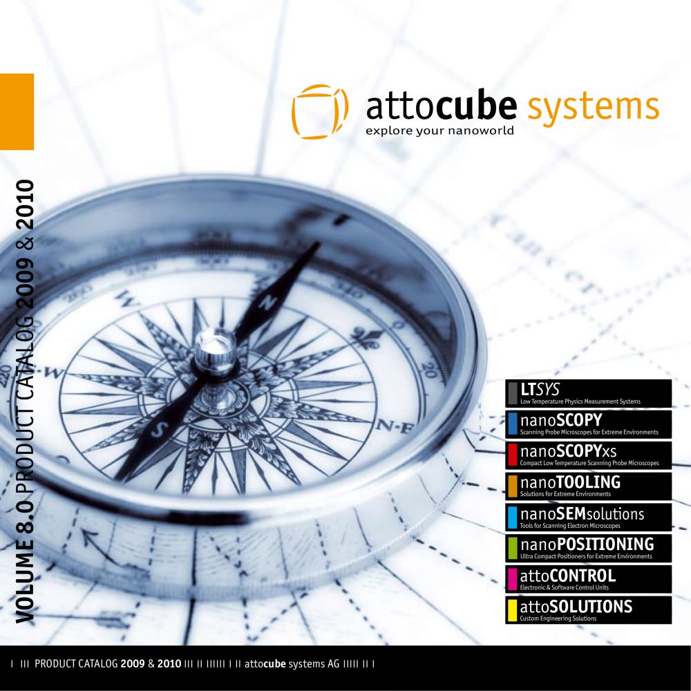 attocube systems Product Catalog 2010 - attocube systems AG