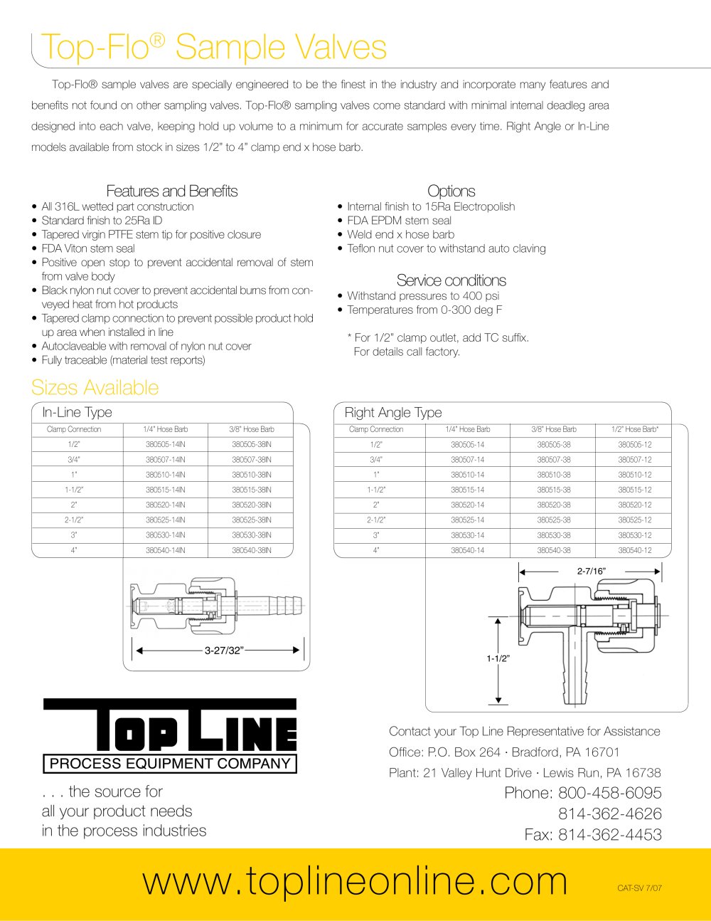 Top Line Process Equipment Company - 4632