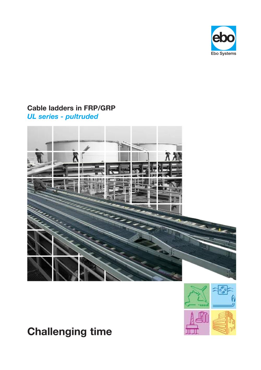 Fiberglass Cable Ladders UL Series - Ebo Systems