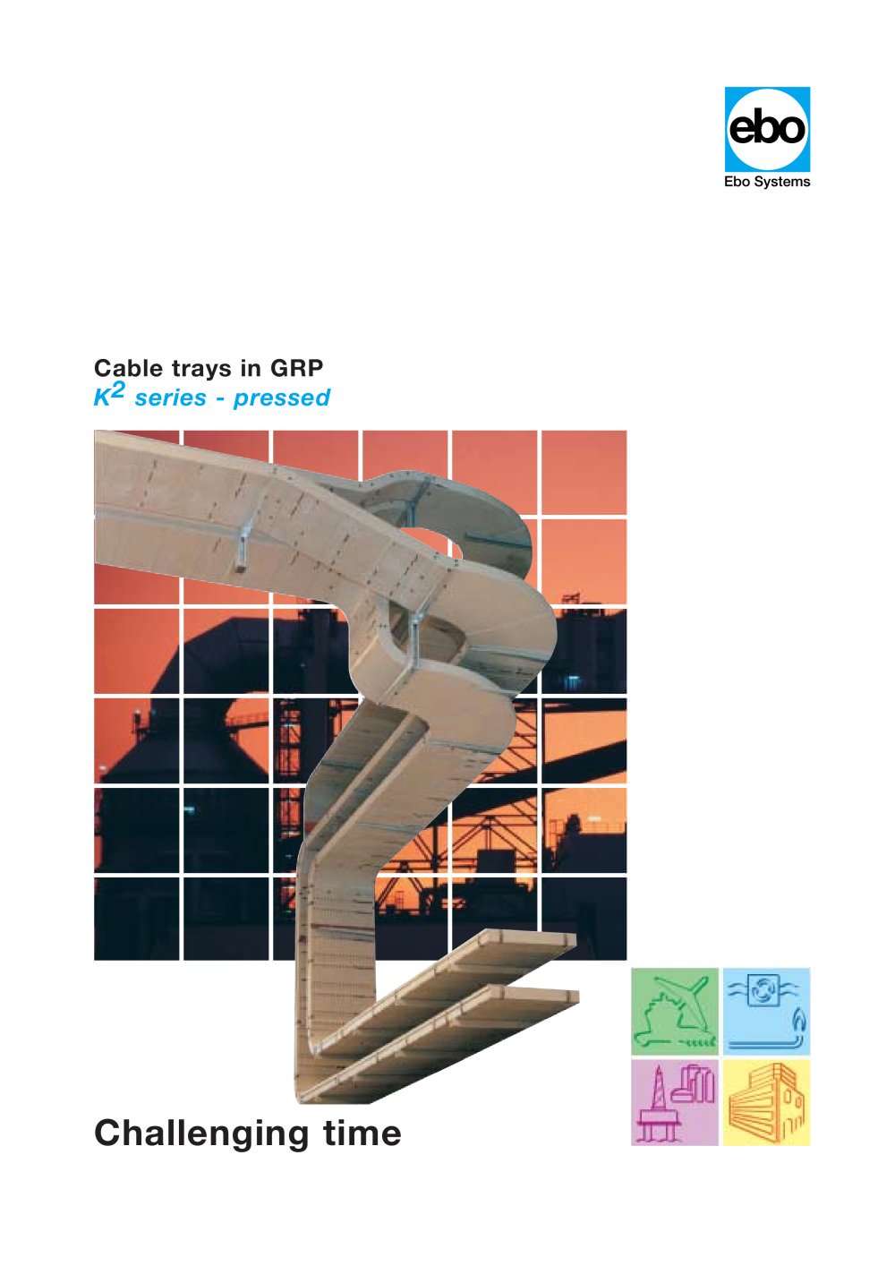 FRP GRP Cable Trays - Ebo Systems