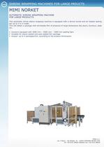 AUTOMATIC SHRINK WRAPPING MACHINE FOR LARGE PRODUCTS