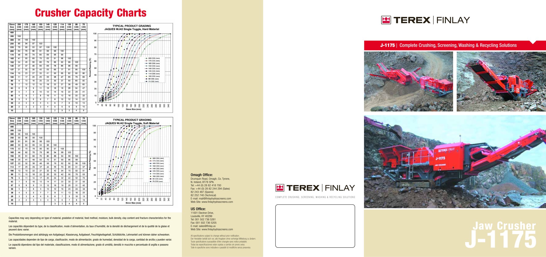 Crushing - J1175 Jaw Crusher - TEREX Mobile Processing Equipment
