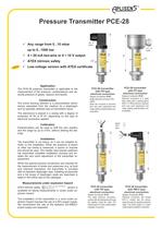 analog pressure and differential pressure transmitters