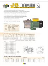 JS series stainless steel self-priming pumps