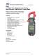 3 /4 Digits Dual Voltage/Current Display Multi-Function TRMS 400A AC Clamp DMM - Caltek Industrial